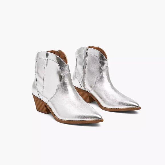 Dream Cloud Faux-Leather Western Pointed-Toe Bootie -  8W NWOT - Picture 3 of 6